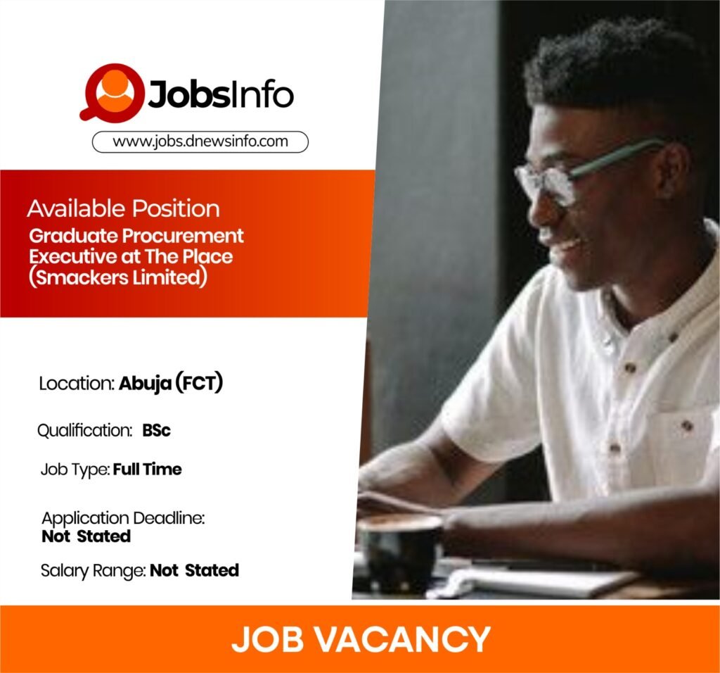 Graduate Procurement Executive at The Place (Smackers Limited) - 11 4