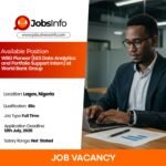 WBG Pioneer (E&S Data Analytics and Portfolio Support Intern) at World Bank Group