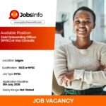 Field Onboarding Officer (NYSC) at Vac Consults