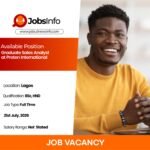 Graduate Sales Analyst at Proten International