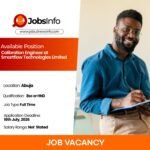 Calibration Engineer at Smartflow Technologies Limited