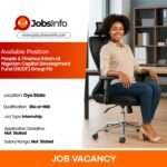People & Finance Intern at Nigerian Capital Development Fund (NCDF) Group Plc