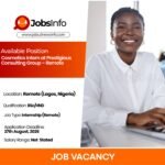 Cosmetics Intern at Prestigious Consulting Group – Remote