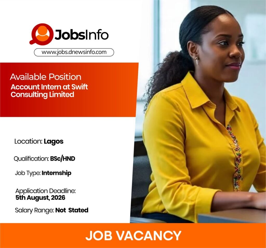 Account Intern at Swift Consulting Limited