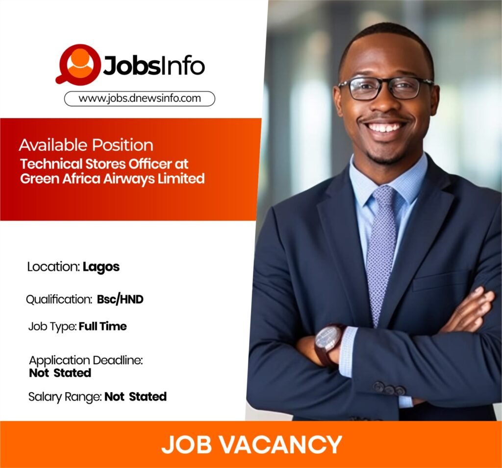 Technical Stores Officer at Green Africa Airways Limited