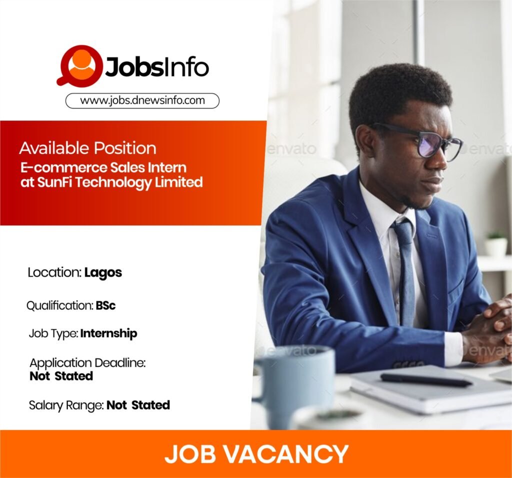 E-commerce Sales Intern at SunFi Technology Limited