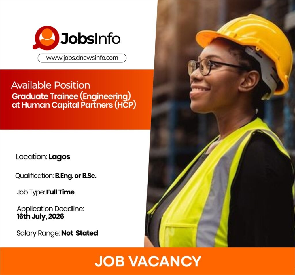 Graduate Trainee (Engineering) at Human Capital Partners (HCP)