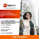 Sundry Foods Restaurant Management Trainee Program 2026