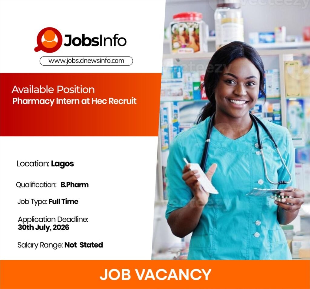 Pharmacy Intern at Hec Recruit