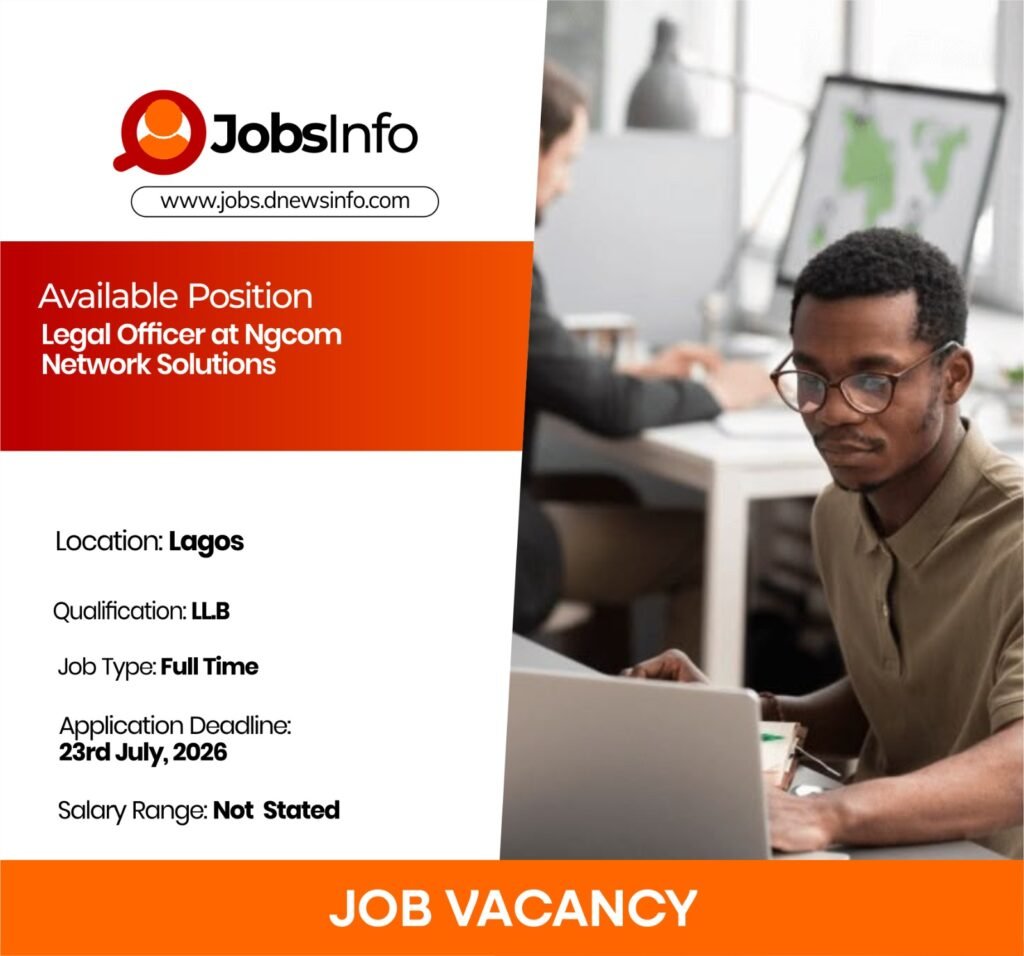 Legal Officer at Ngcom Network Solutions