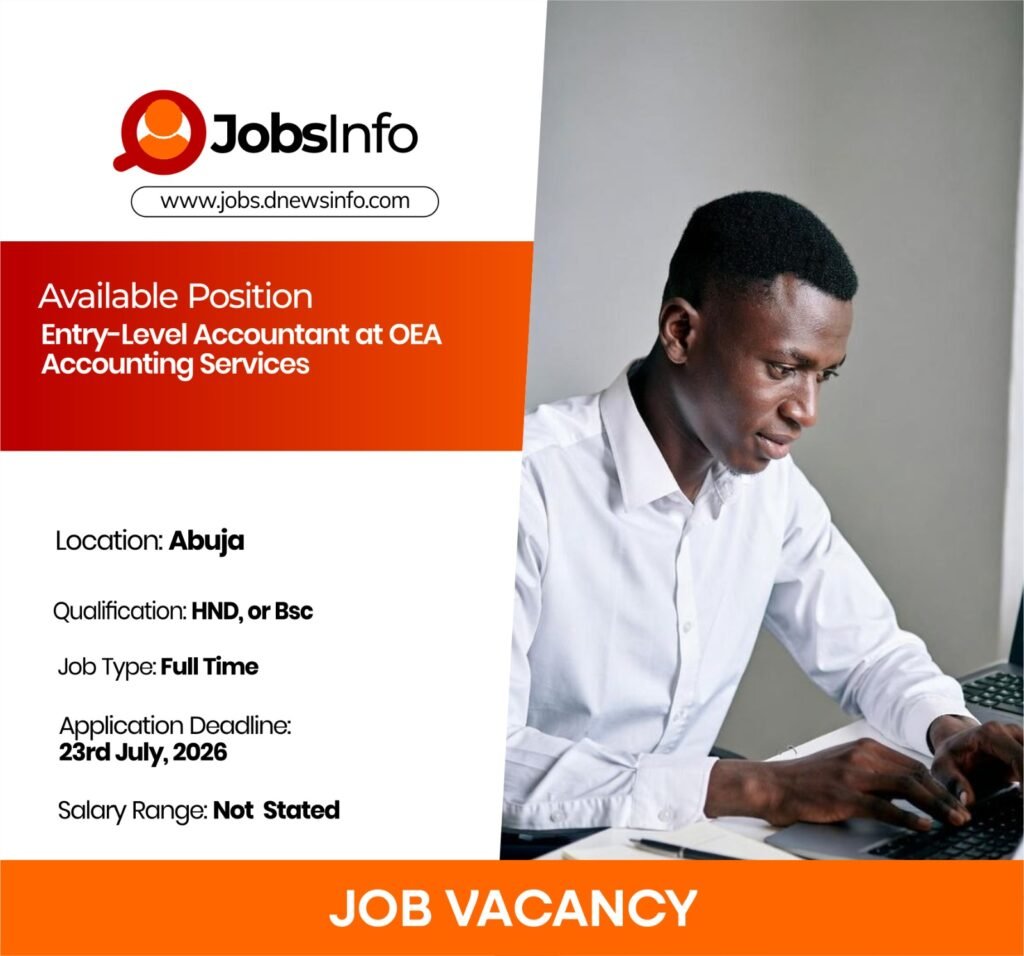 Entry-Level Accountant at OEA Accounting Services