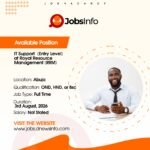 IT Support  (Entry Level) at Royal Resource Management (RRM)