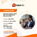 Inventory Assistant (NYSC PPA) at ExCare Health Services Limited - 11 1