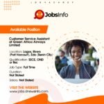 Customer Service Assistant at Green Africa Airways Limited