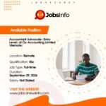 Accountant Advocate (Entry Level) at Ox Accounting Limited (Remote)