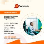 Graduate Civil Engineer at Watolex Crown Integrated Services