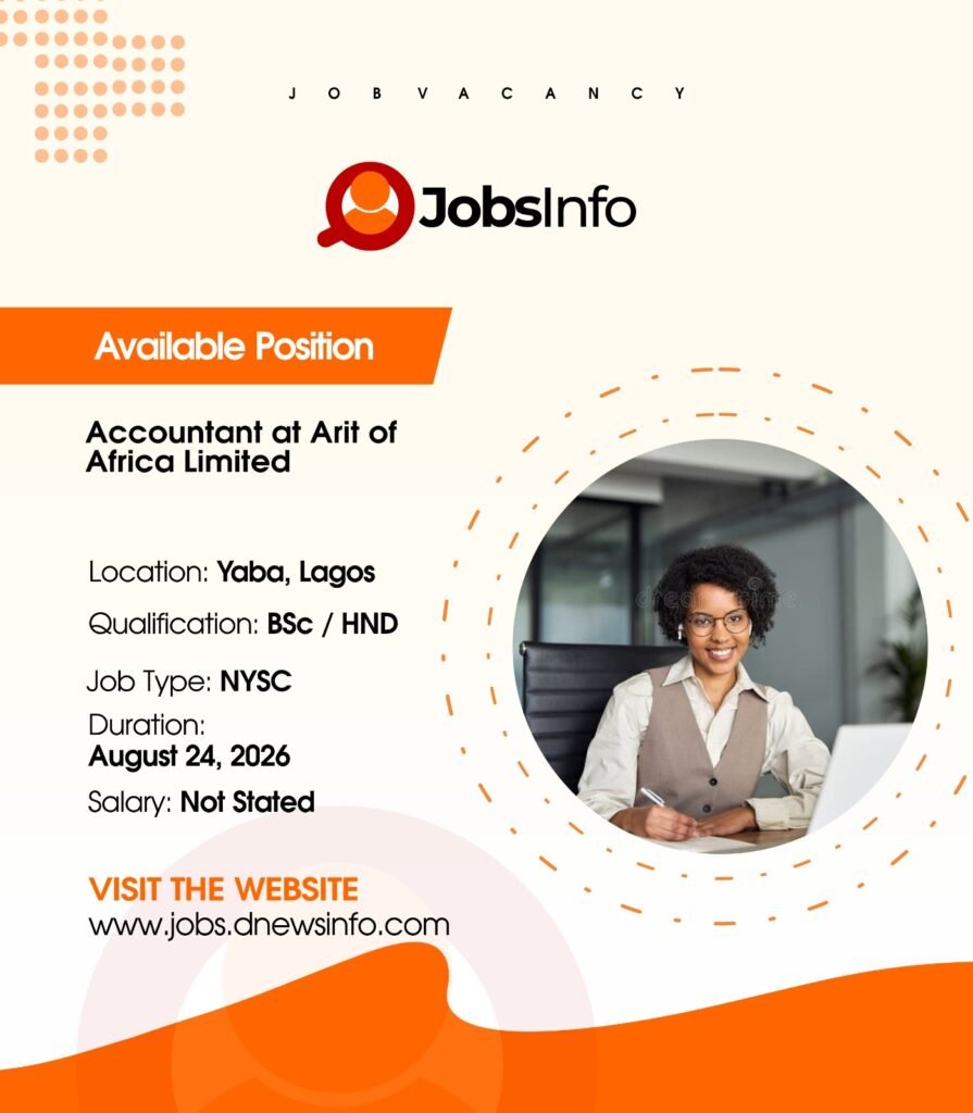Accountant at Arit of Africa Limited - 11 23