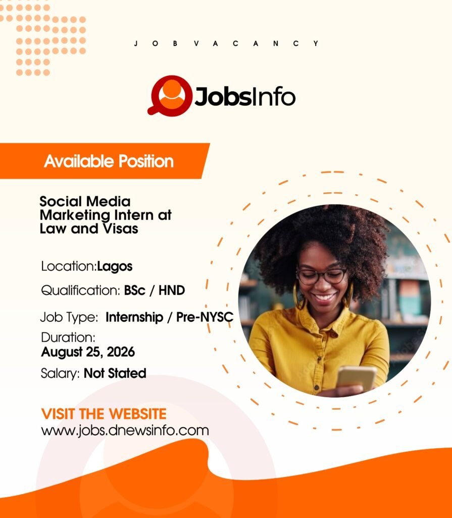 Social Media Marketing Intern at Law and Visas - 11 24