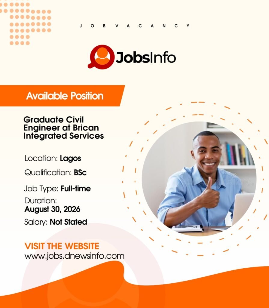 Graduate Civil Engineer at Brican Integrated Services - 11 26