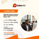 Graduate Engineer Trainee (GET) at African Industries Group (AIG)