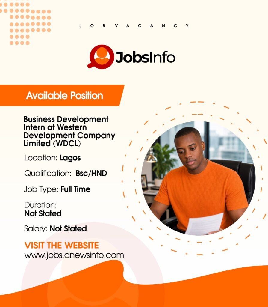 Business Development Intern at Western Development Company Limited (WDCL) - 11 37