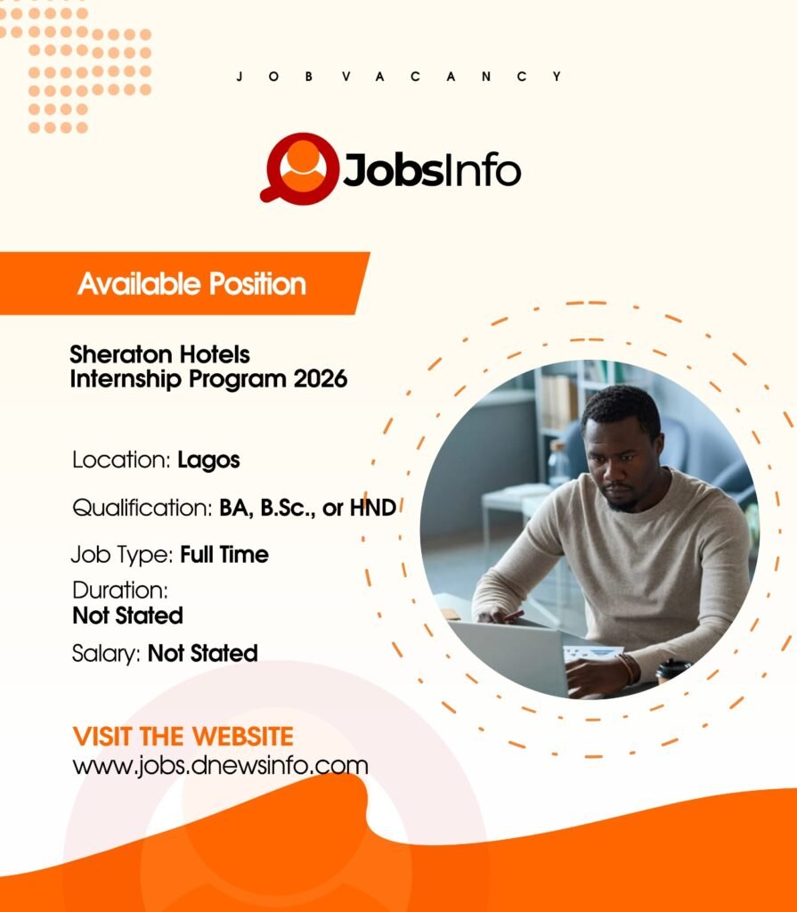 Sheraton Hotels Internship Program 2026 - 11 6