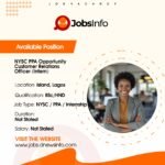 NYSC PPA Opportunity – Customer Relations Officer (Intern) - 11 62