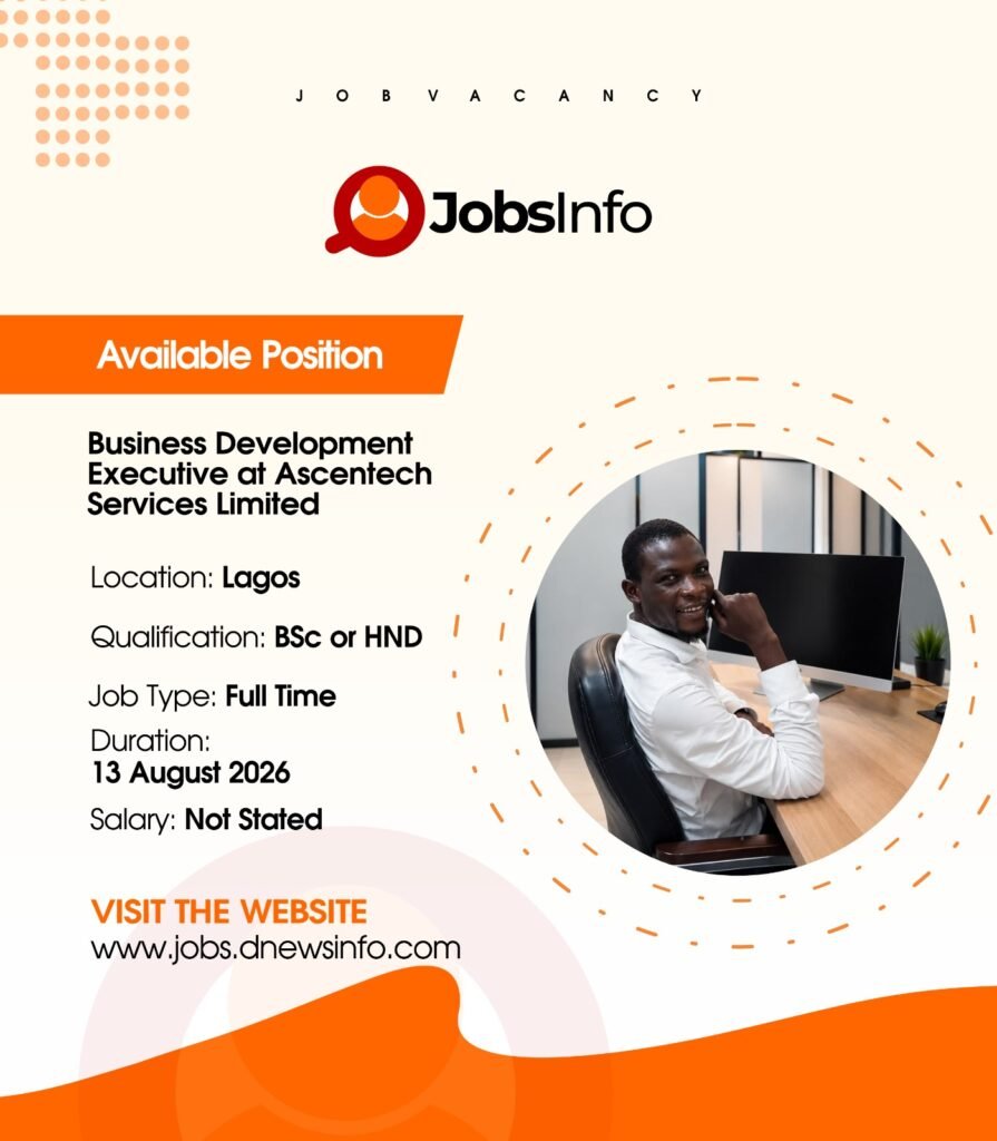 Business Development Executive at Ascentech Services Limited
