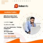 2026 Union Bank Tech Bootcamp Programme