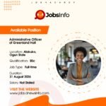 Administrative Officer at Greenland Hall