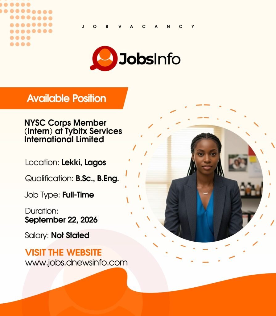 NYSC Corps Member (Intern) at Tybitx Services International Limited