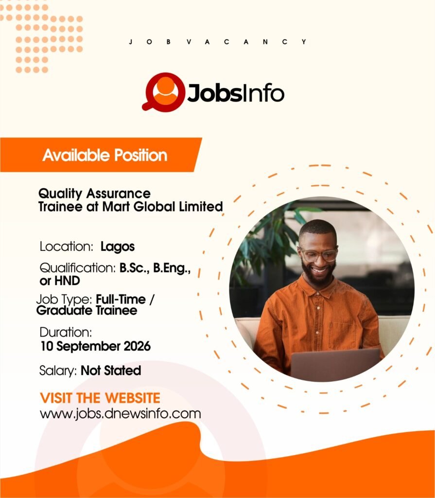Quality Assurance Trainee at Mart Global Limited - 11 3